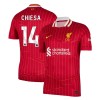 Virallinen pelipaita Liverpool Chiesa 14 Koti 2024-25 Lyhythihainen - Miesten